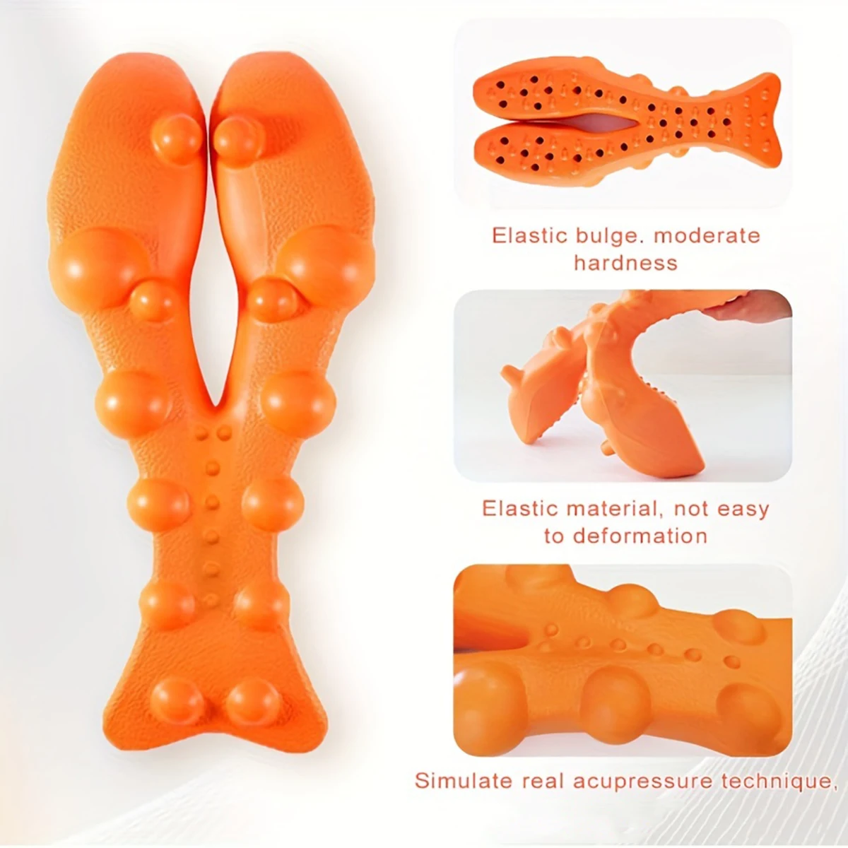 1 Stück Trapezius-Triggerpunkt-Massagegerät – 14-Punkt-Entspannungswerkzeug für Nacken-, Schulter- und Rückenmuskulatur-Massage (Orange) – Detail 3