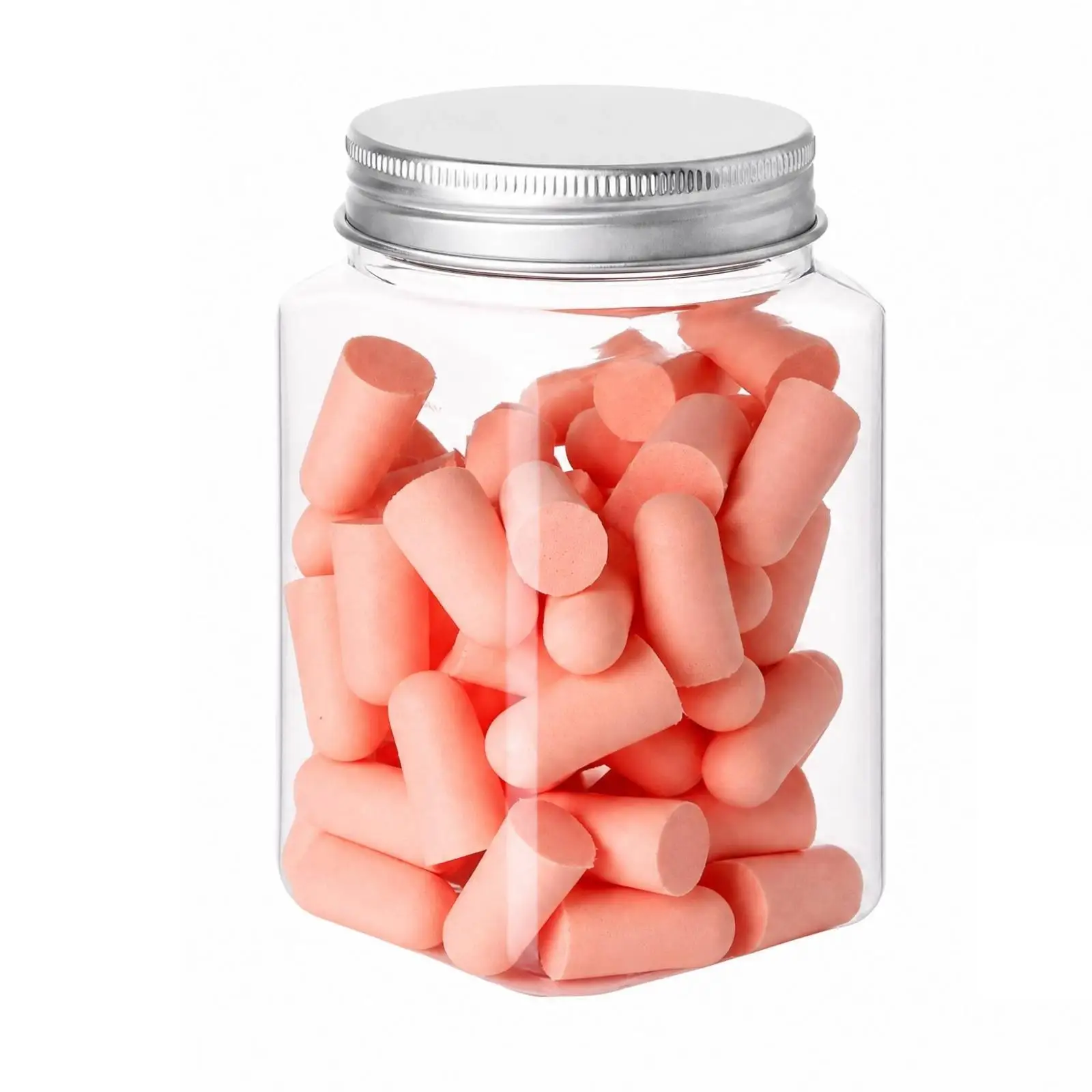 Slow Rebound Polyurethane Earplugs for Sleeping Soundproof Ear Plugs with Portable Case for Travel
