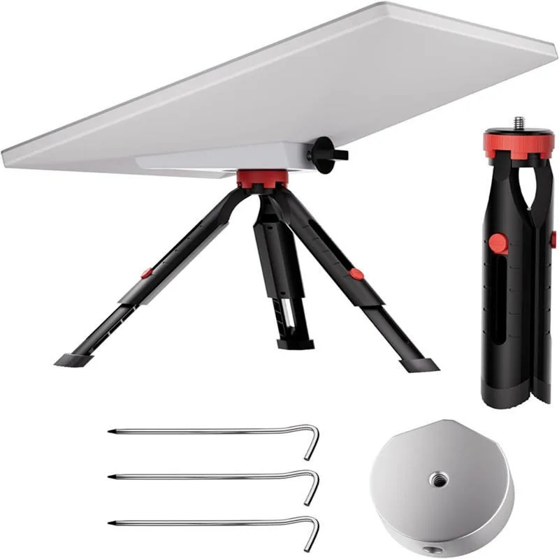 Starlink Mini Mount Portable Tripod Mount Kit Compatible Adjustable with Matching Adapter for RV Camping Overlanding Outdoor