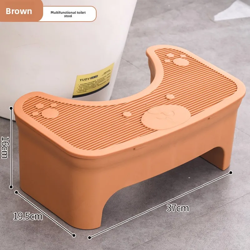 Toilet Stool for Adults, Thickened Non-Slip, Foldable, Children's Foot Stool, Toilet Seat, Pregnant Women's Foot Stool