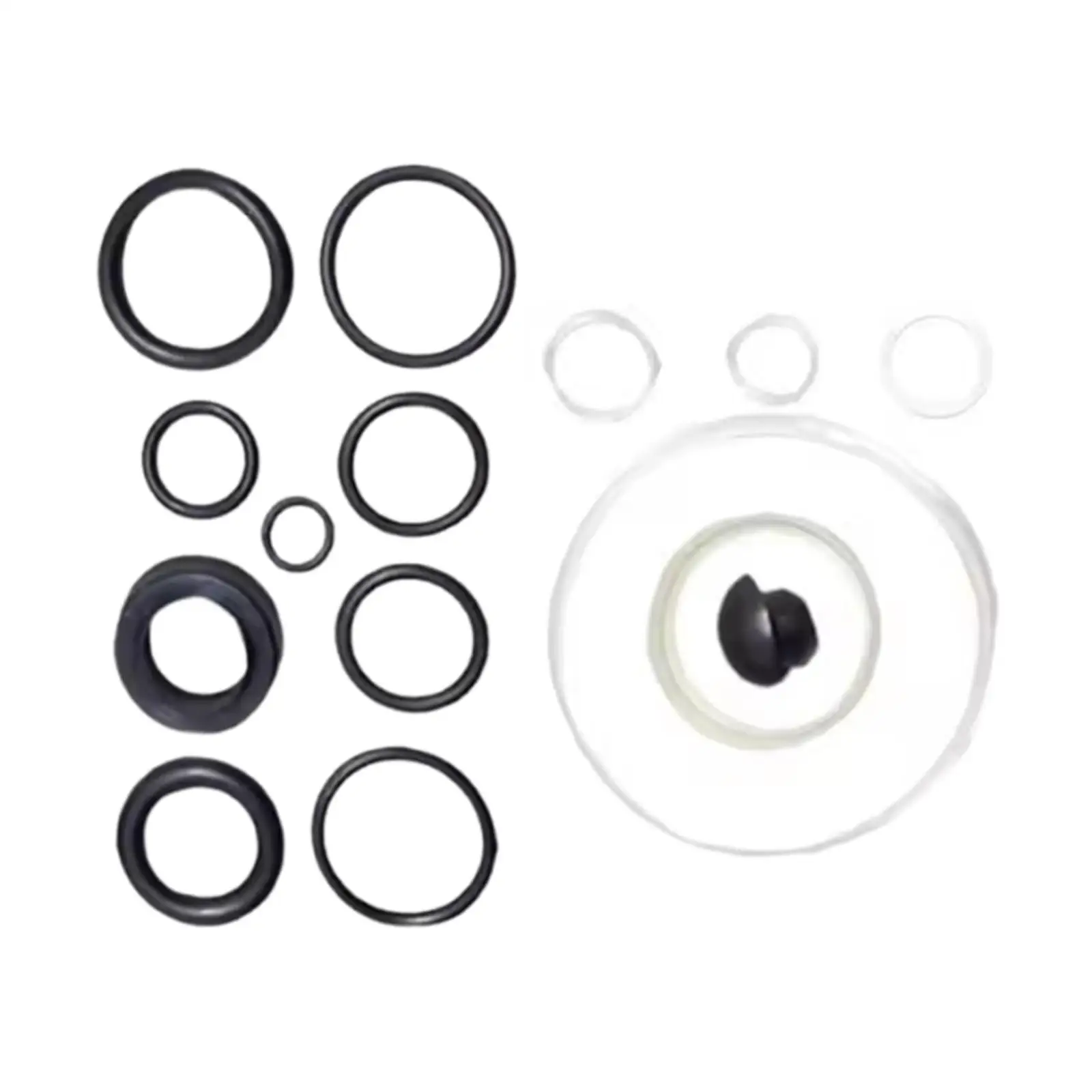 

Multi Size Rubber Jack Seal Ring Hydraulic Oil Seal O Ring Kit for Floor Jack 3 Ton Repair and Rebuild