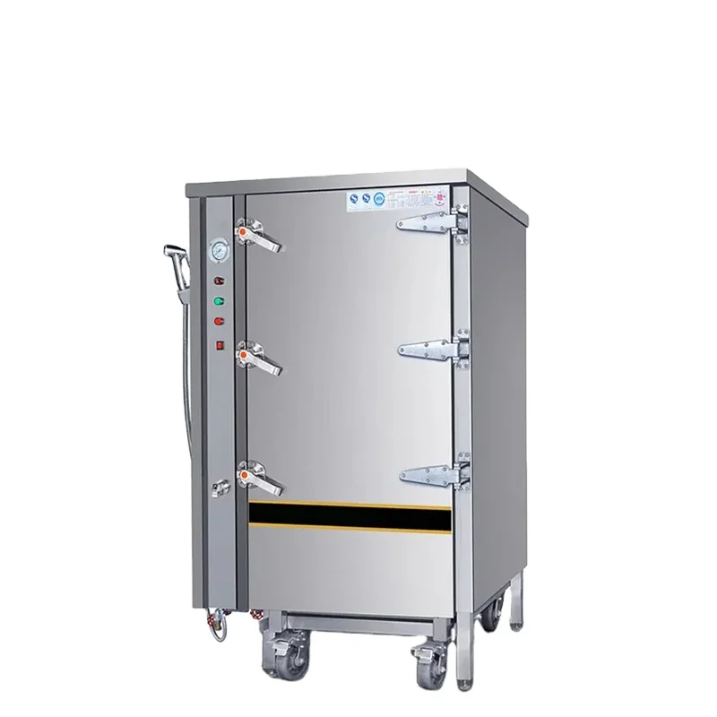 Коммерческая электрическая газовая тележка для риса