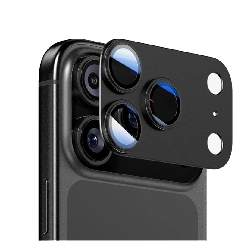 

Original Color For iPhone 17 Pro Max,17 Pro ,Integrated Camera Lens Protector Film Metal+Tempered Glass Camera Screen Protective
