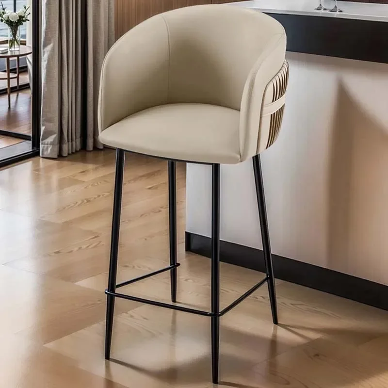 

Минималистичные барные стулья для гостиной, кухонные чехлы, дизайнерские напольные стулья в скандинавском стиле, табуреты для парикмахера, табуреты для бара, салона, мебель