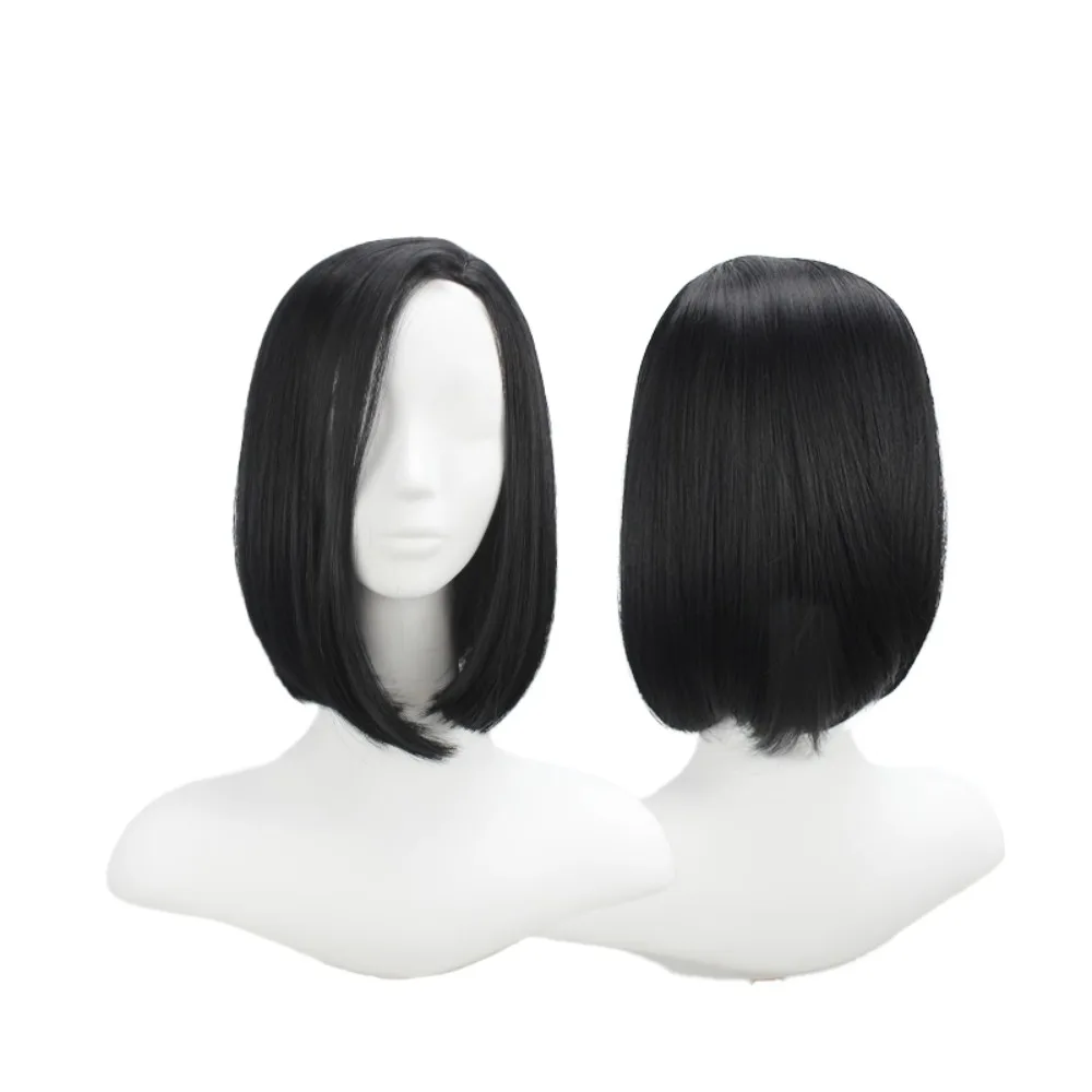 

Valo-rant Viper Cosplay Wig Black Hair for Women Men Halloween Party Costume