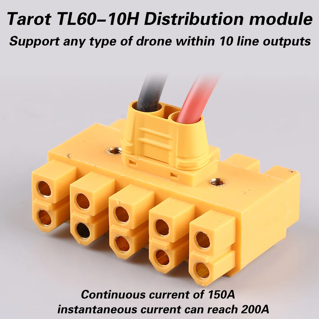 

Tarot TL60-10H Multi-Axis Distribution Board High Current XT60 Power Hub Module - New Condition Multicopter Power Management