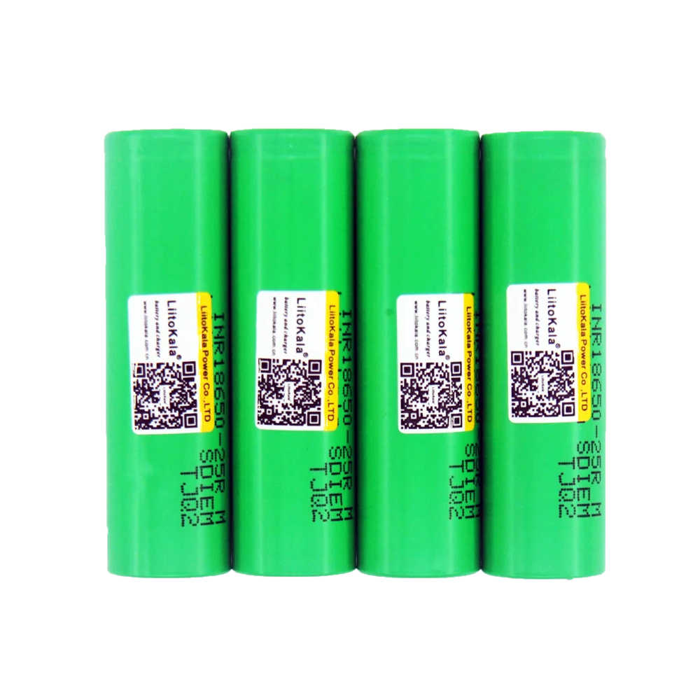 1-30PCS NEW LiitoKala 18650 2500mah 25R 18650 li-ion rechargeable battery power safe battery