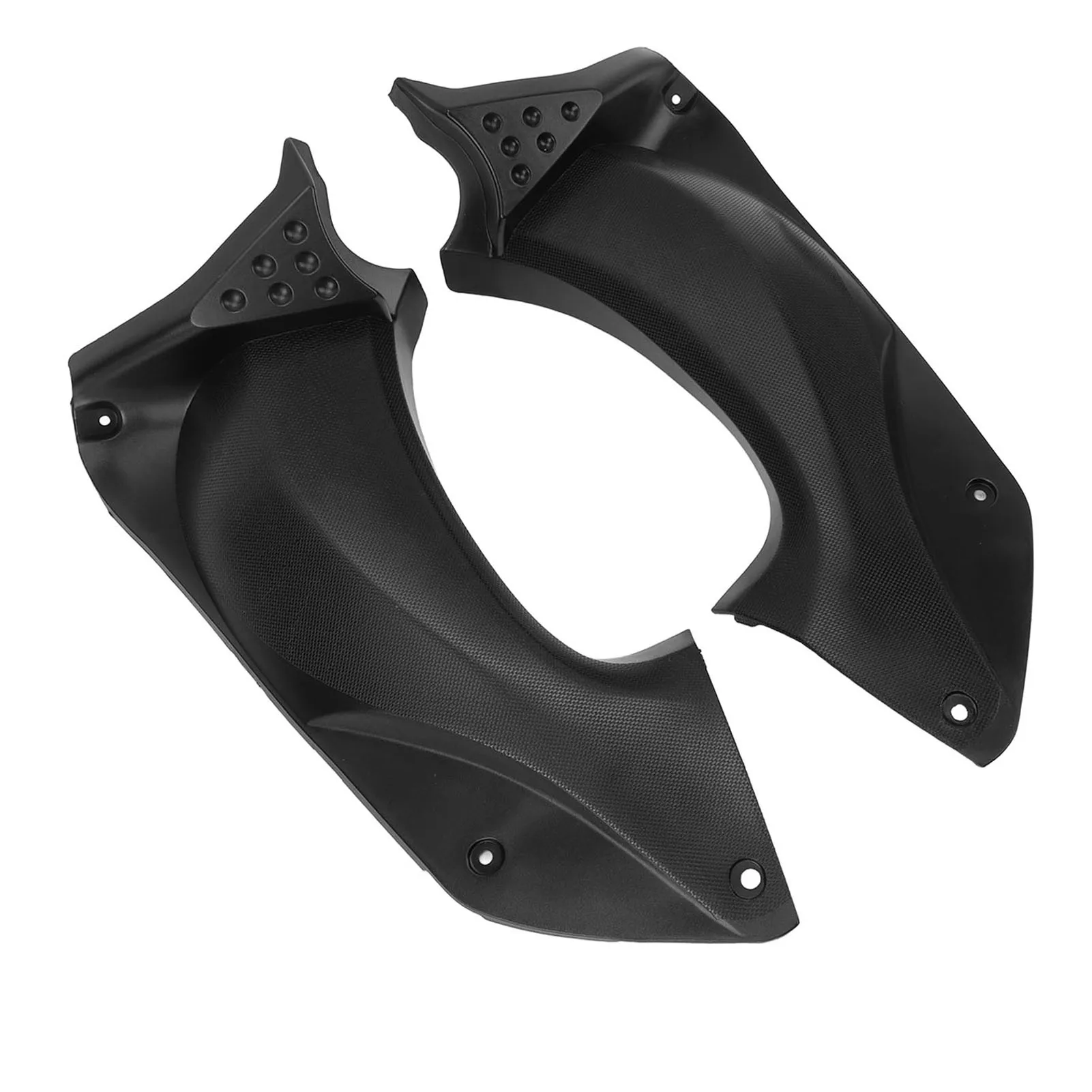 Pair of Side Air Duct Cover Fairing Impact Resistant Infill Air Duct Cover Cowling for ZZR 1400 ZX‑14R 2006‑2011