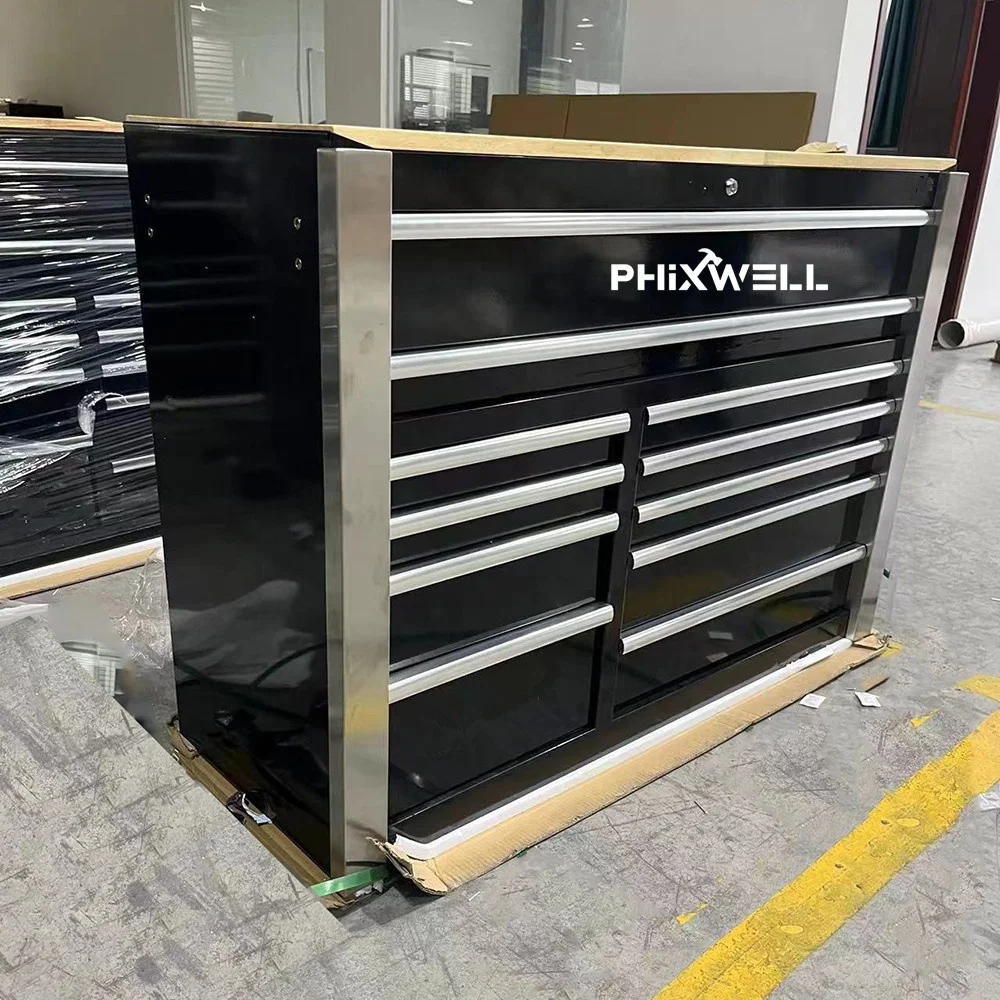 11 أدراج-10 صواني ورشة عمل المرآب تخزين أداة عربة عربة الصدر خزانة مجموعات صندوق مع مجموعة أدوات 2024 الأحدث #1