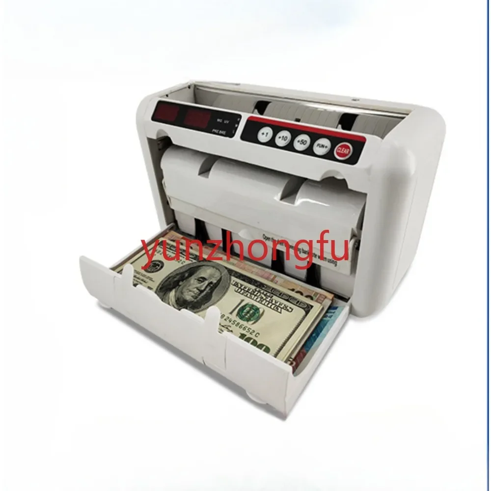 Point Cash Verification Machine USD, EUR, HKD, SGD, MYR, AUD Rechargeable Portable Small Mini Multinational Currency