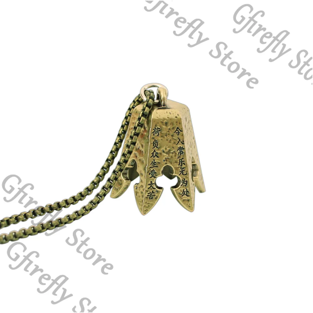 Black Myth: Wukong Pendant Necklace Anime Amulet Game Alloy Decorate Hanging Drop Ambitus Collect Souvenir Gift