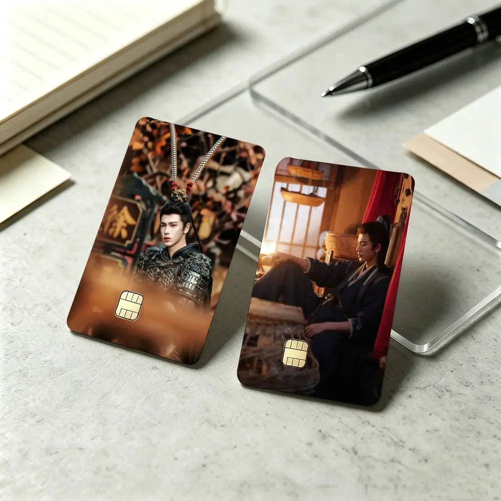 The TV series Pursuit of Jade X-Xie Zheng Z-Zhang Linghe Sticker Film Tape Skin for Credit Card Debit Card Waterproof Stickers