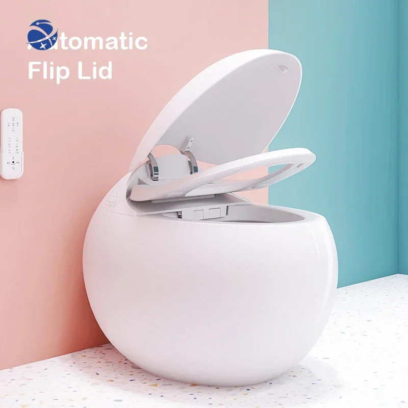 Original brand newModern egg shape smart toilet one piece tankless toilet bowl electric intelligent wc smart toilet with heated