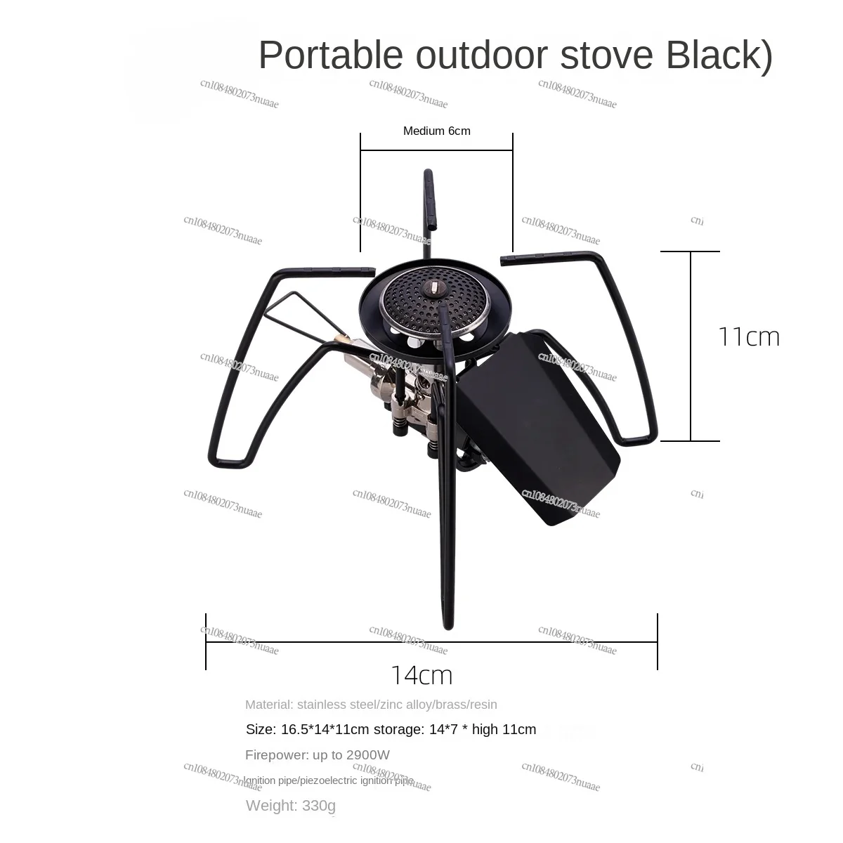 Cassette Stove Camping Burner Outdoor Cooker Spider Stove Portable