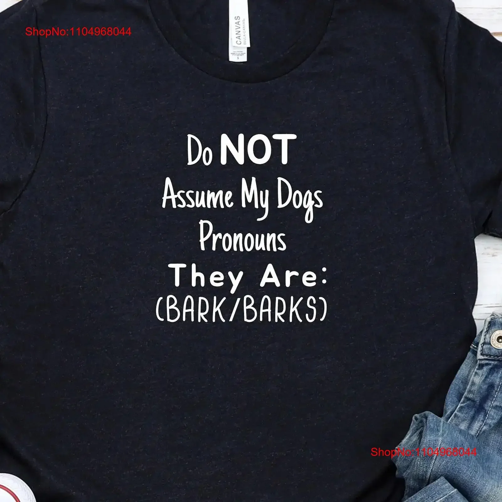 

Реджикаulous Do NOT Assume My Dogs Pronouns They are Bark Barks Футболка веселая собака и любитель животных подарок для него или ее винтаж Мягкая