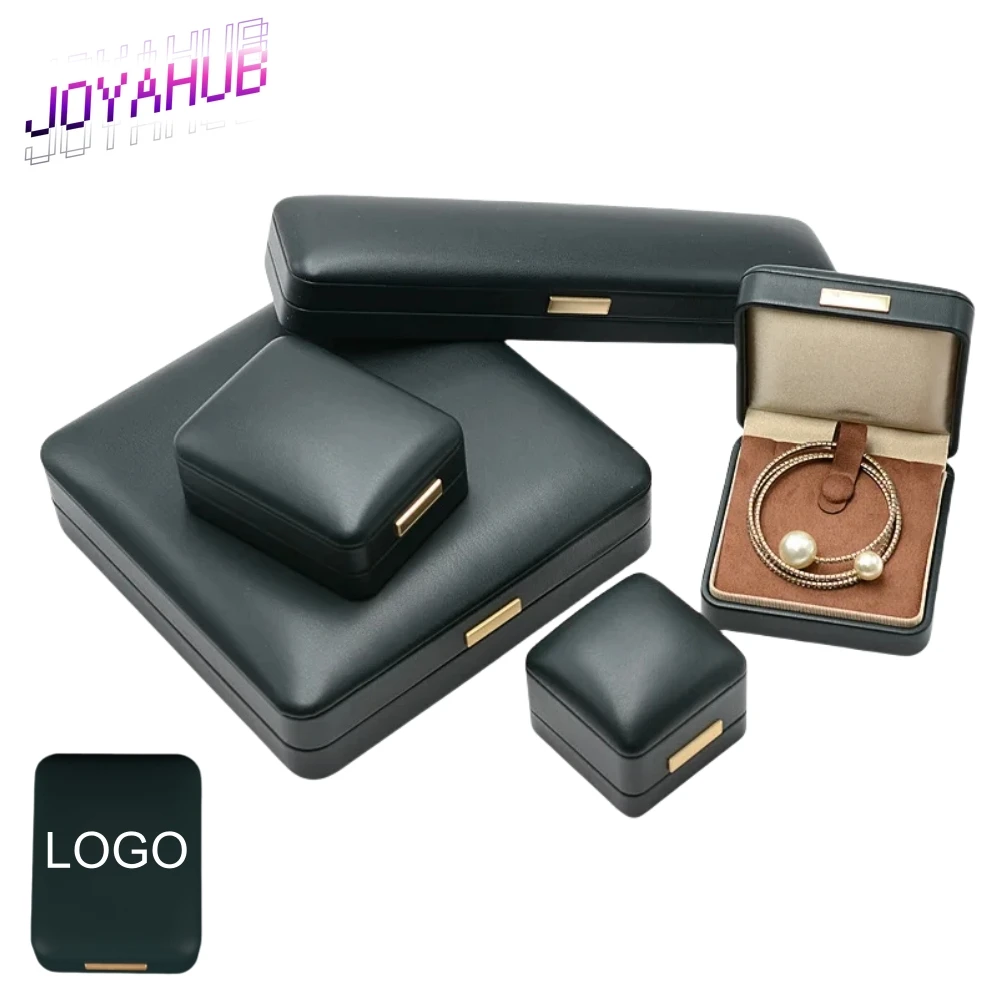 

one Free Custom Logo Luxury PU Leather Jewelry Box Organizer Ring/Pendant/Necklace Storage Case,Velvet Jewelry Box for Bracelets