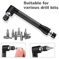 Sturdy 17Pcs Flexible Drill Bit Extension,3Pcs Rotatable Socket Adapter,3Pcs Right Angle Drill Attachment,10 Screwdriver Bits