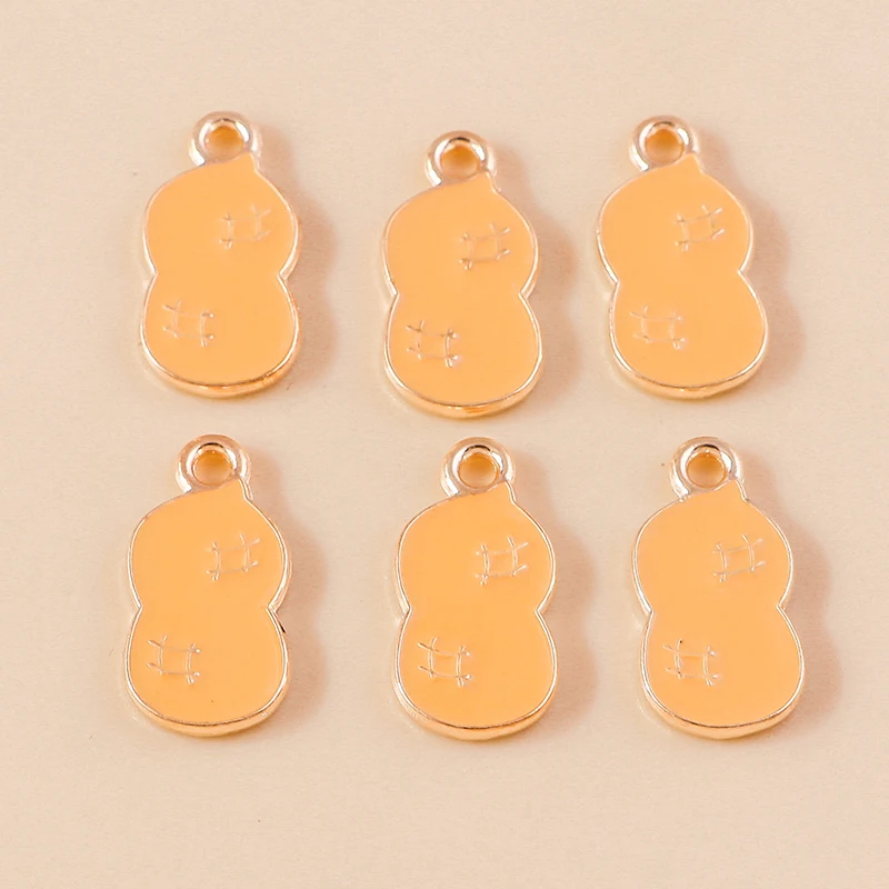 

20pcs 8x16mm Cute Enamel Food Peanut Charms Pendants for Jewelry Making DIY Earrings Necklaces Bracelet Handmade Crafts Supplies