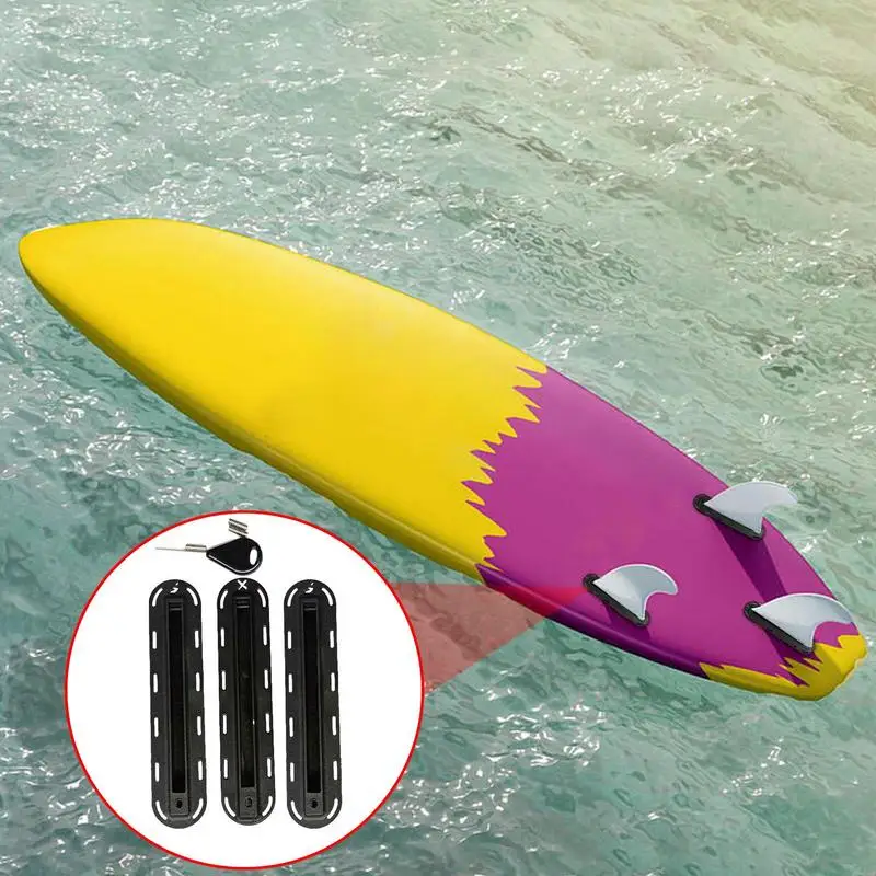 Surfboard Fin Box Lightweigh Diving & Snorkeling Equipment Paddle Board Fin Replacement Surfing Screw Plugs Set Surfing