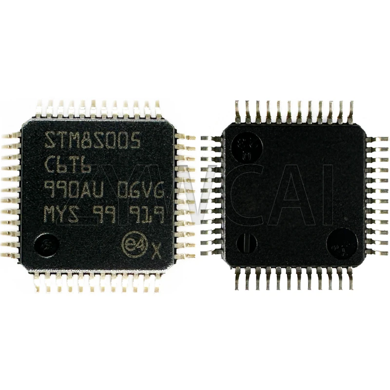 STM8S005C6T6TR LQFP-48 (7x7) STM8S005C6T6 2PCS STM8S005 Microcontrolador de chip único (MCU MPU SOC)