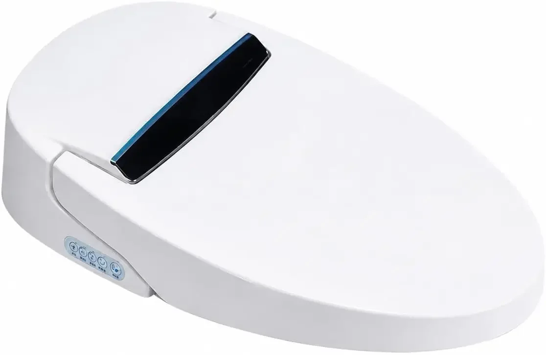 Smart Toilet Seat Cover Automatic Universal PVC Material Multiple Functions Suitable for Guest, Basic Configuration - No Water T