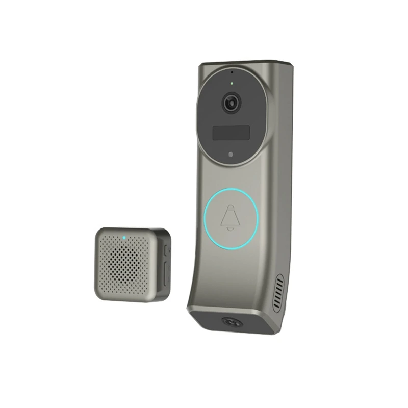 2MP 1080P Dual Lens Wireless WIFI IP Doorbell Video Door Phone Intercom Visual Door Viewer Camera Peehole Viewer