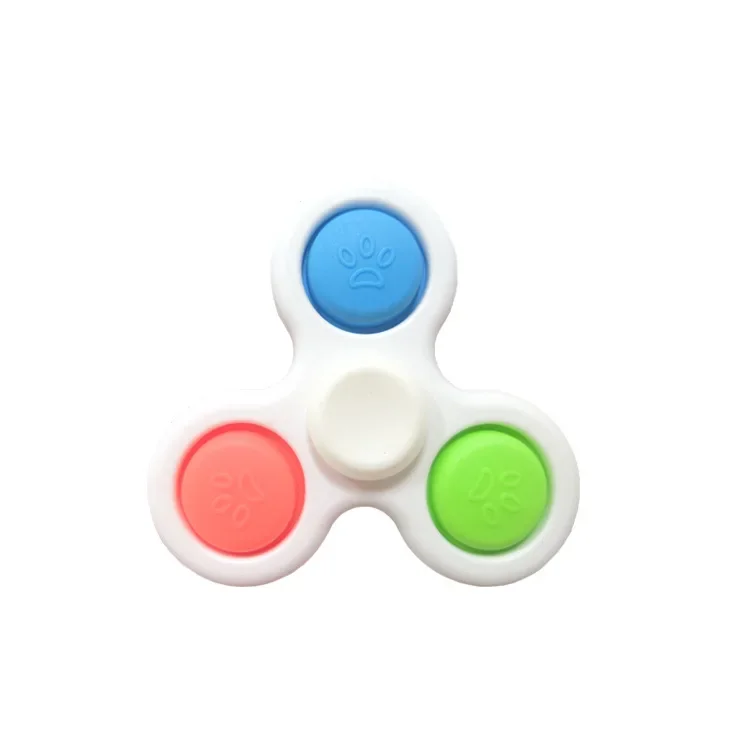 New Fidget Spinner Simple Dimple Novelty Finger Spinner Toys Fidget Flip Sensory Office Desk Toys Stress Release