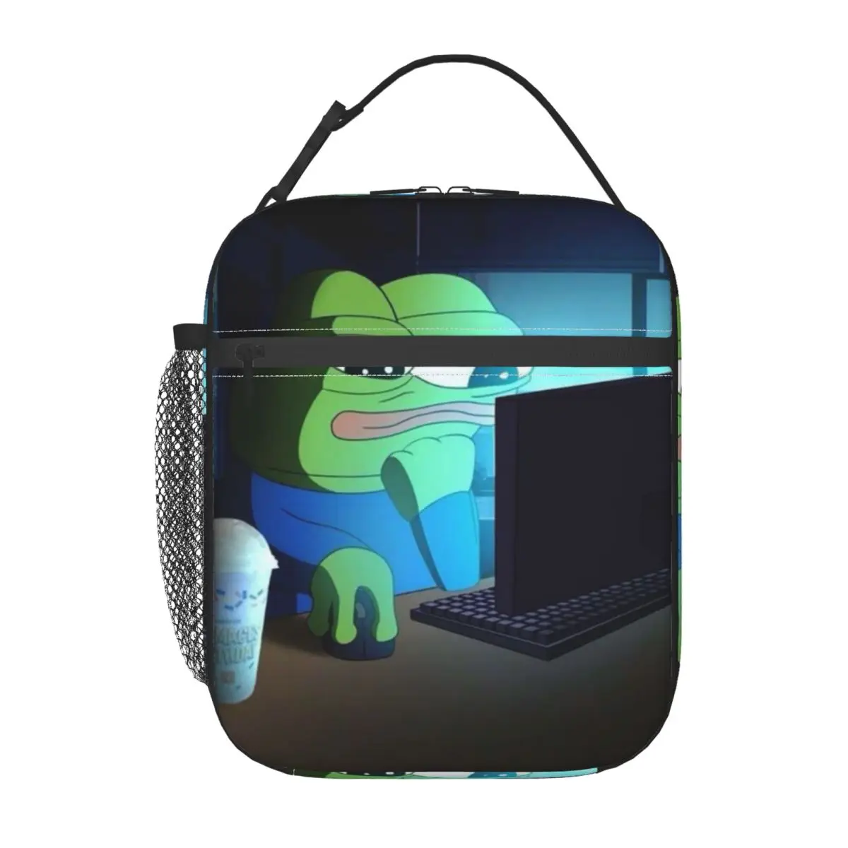 

Lunch Box Sad Pepes Frog funny Meme Accessories Food Box New Arrival Cooler Thermal Lunch Box For Office