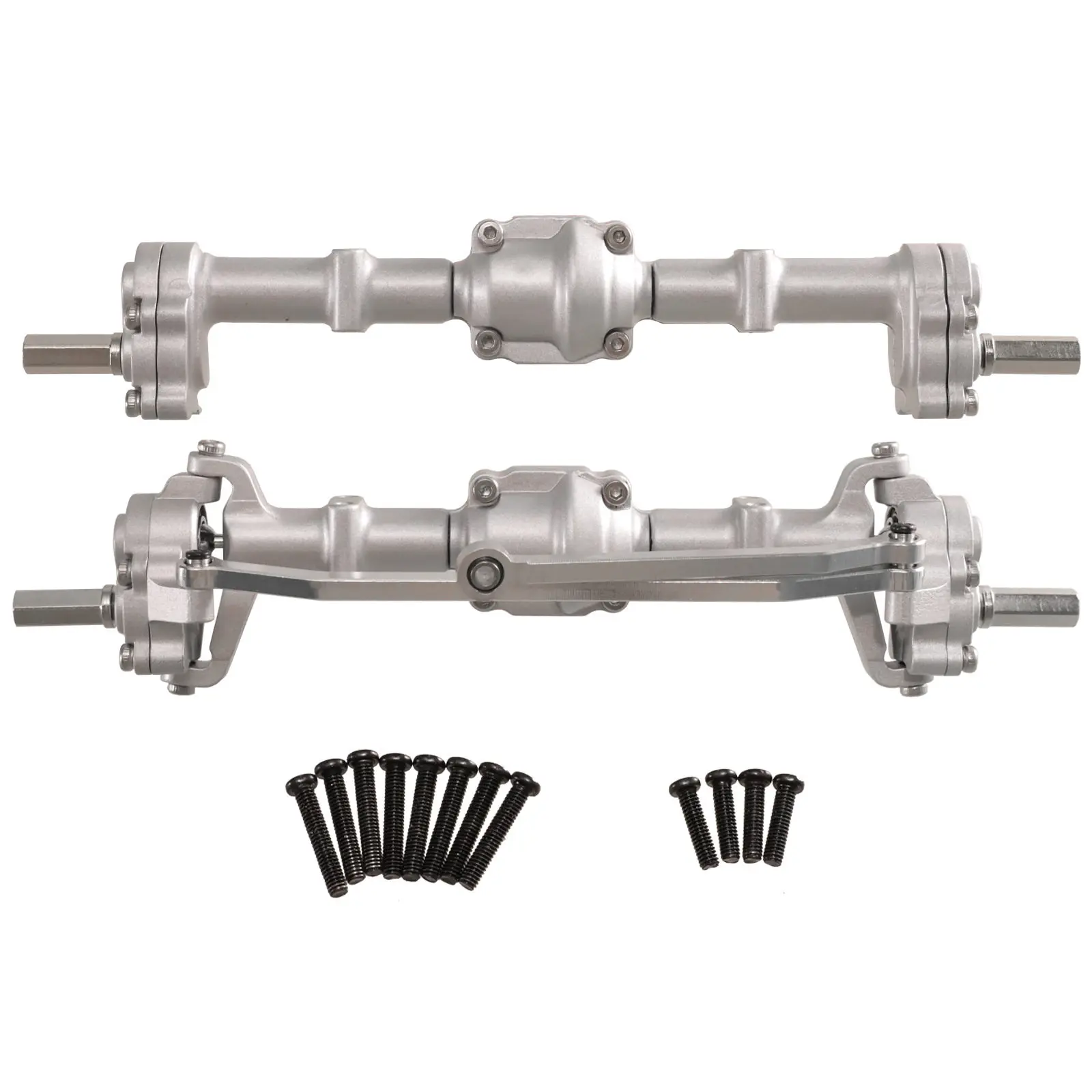 MN82 Volledig Metalen Portal Assen voor MN82 LC79 MN78 D90 D91 98 99SV2 RC Crawler Heavy Duty Voor- en Achteras Upgrade Onderdelen Vervanging