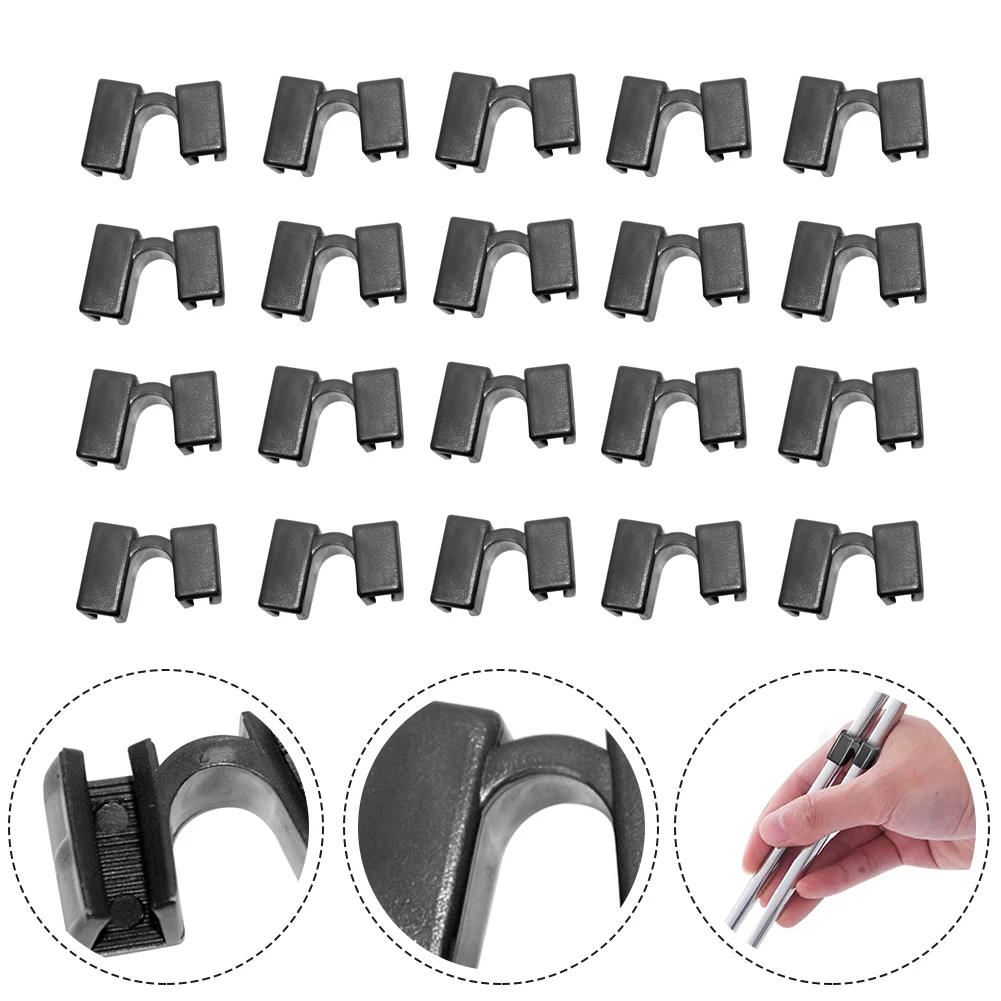 20Pcs Reusable Chopstick Helpers Training Chinese Chopsticks Black For Kids Beginner Trainers Or Learner Chopsticks Connectors