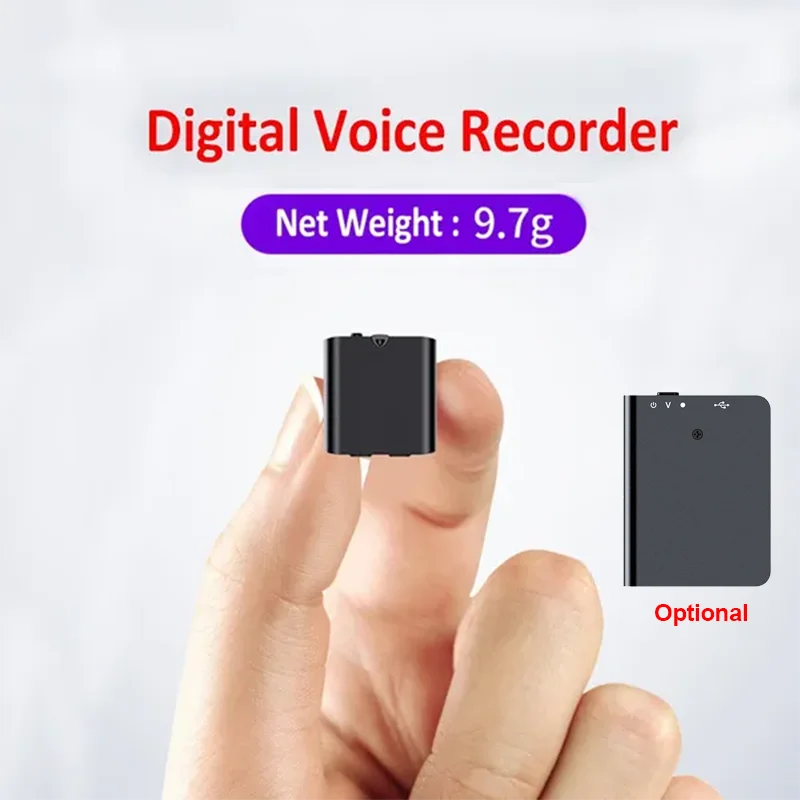 

Light Weight Magnet Mini Spy Voice Recorder Professional Keychain Digital HD Noise Reduction Time Long-distance Sound Recorder