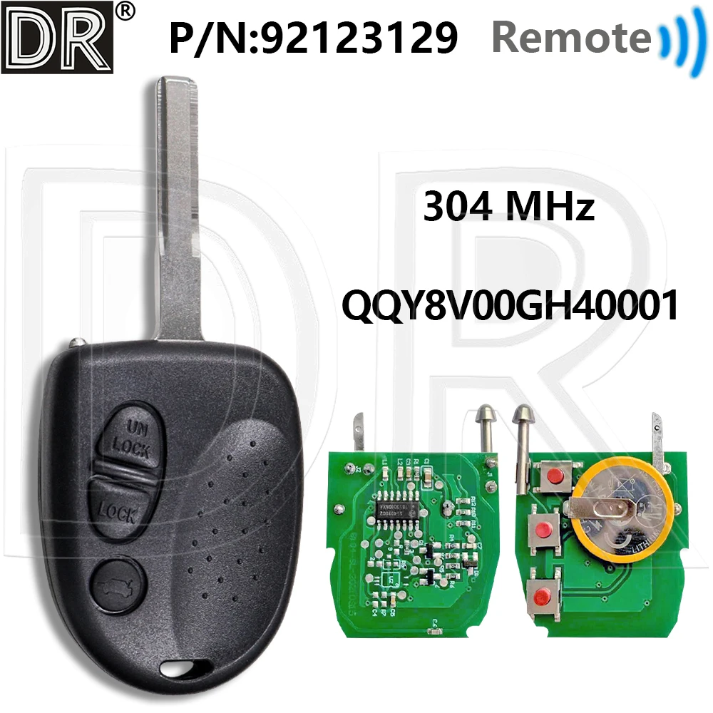 Great 304 MHz Ultrasound Car Key For Chevrolet Holden Commodore VS VR VT VZ VY Pontiac GTO 2004-2006 Caprice Lumina 1999-2006