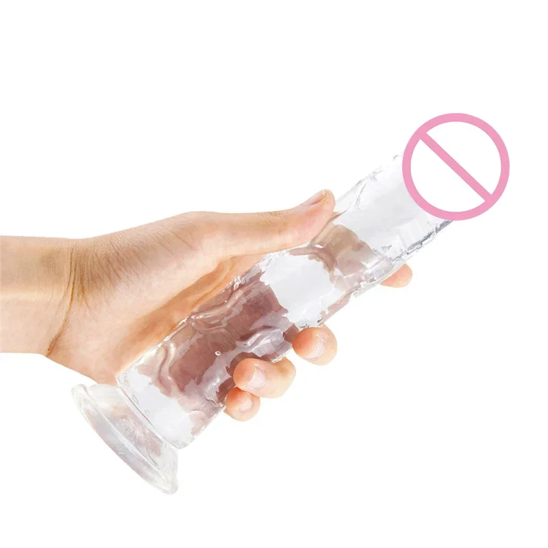 Flexible Realistic Dildo With Strong Suction Cup Super Big Penis Jelly Dildo Sex Toys for Woman Penis Masturbator Anal Plug