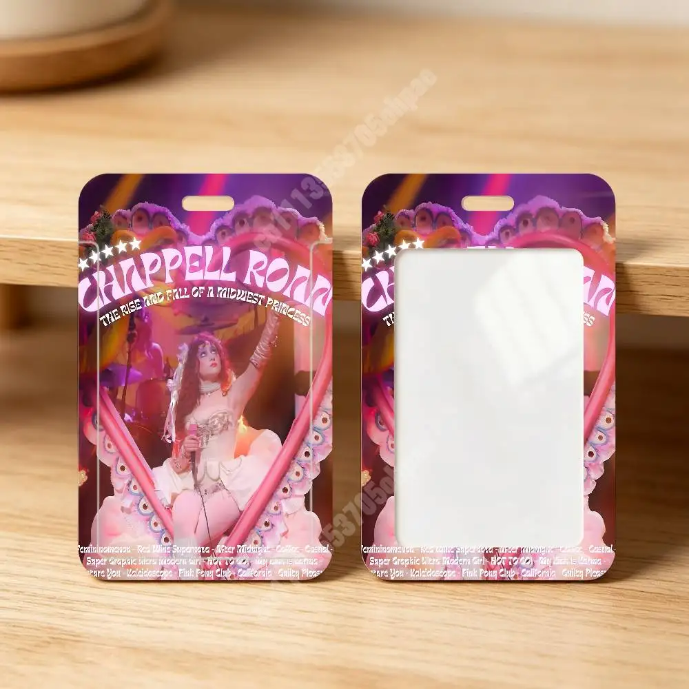 C-Chappell R-Roan Midwest Princess Plastic Card Holder Worker ID Card Clear Transparent Employee Visitor Pass