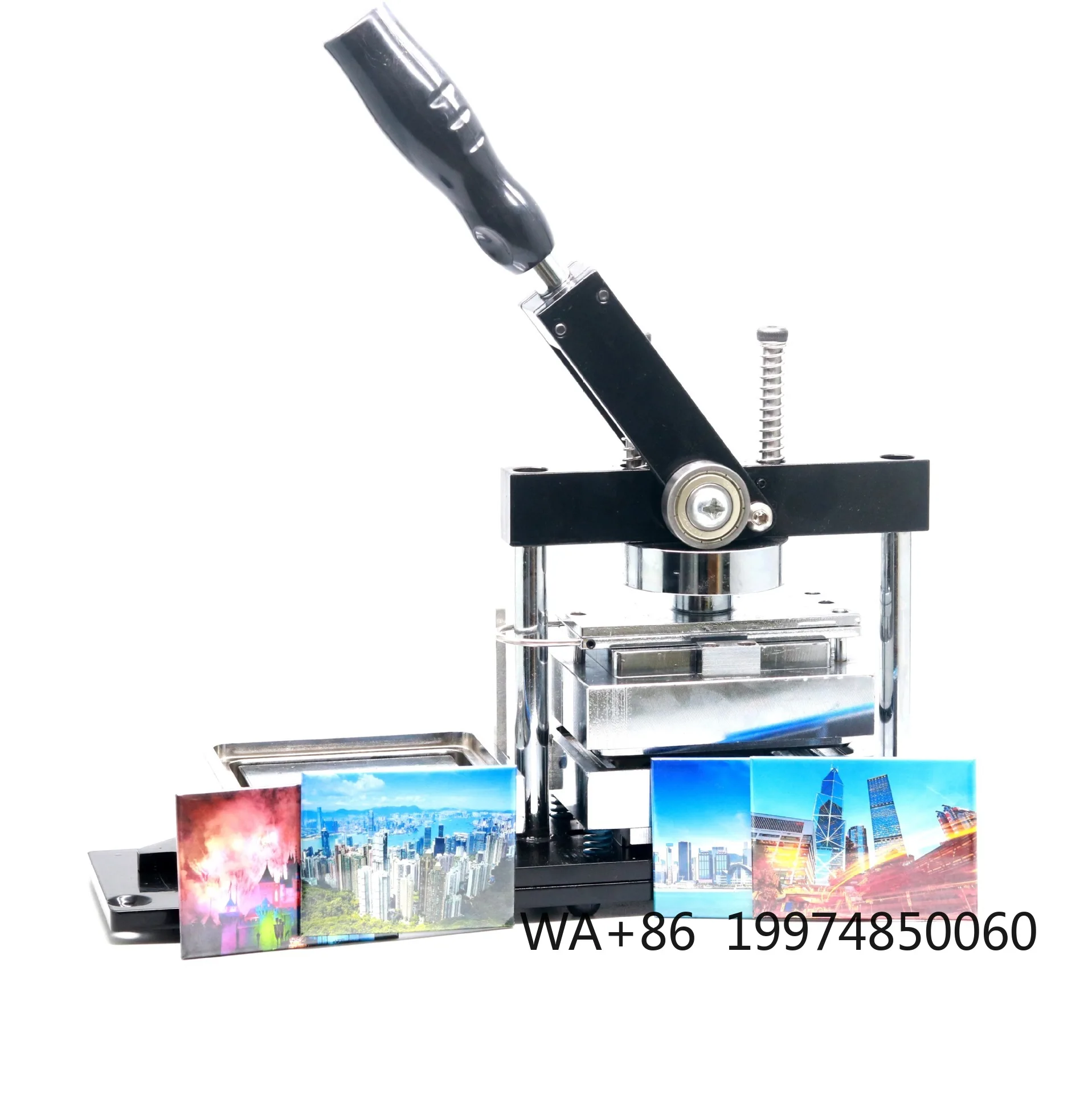 

90*65mm Multi-Size Rectangular Fridge Sticker Making Machine Button Badge Making Machine