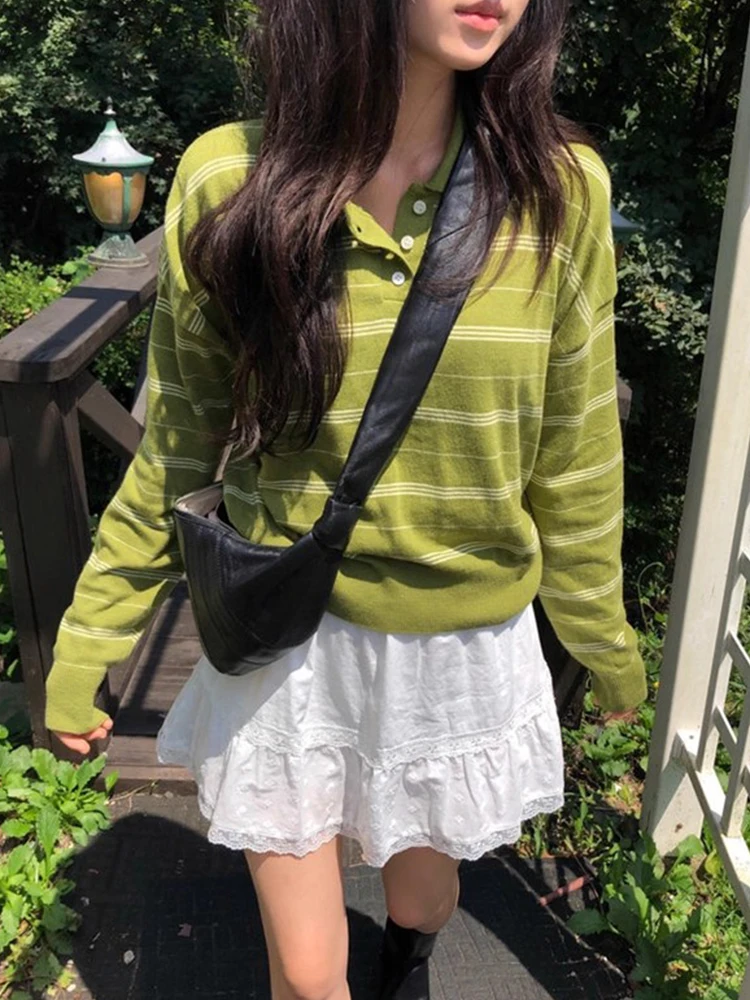 Cseta trada Vintage com Gola  para Mulheres, Cseta Solta de Camada Base com tras em Cores para um Visual Mais...