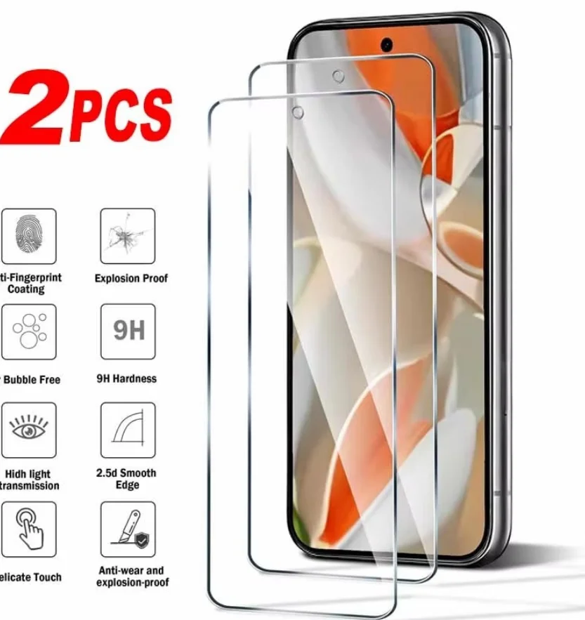 

Для Google Pixel 9 Pro XL 8a 8 7a 6A 6 6Pro 2 шт. Защитное стекло из закаленного стекла Pixel7 A Pixel9 Pixel 9Pro 8Pro Защитное стекло