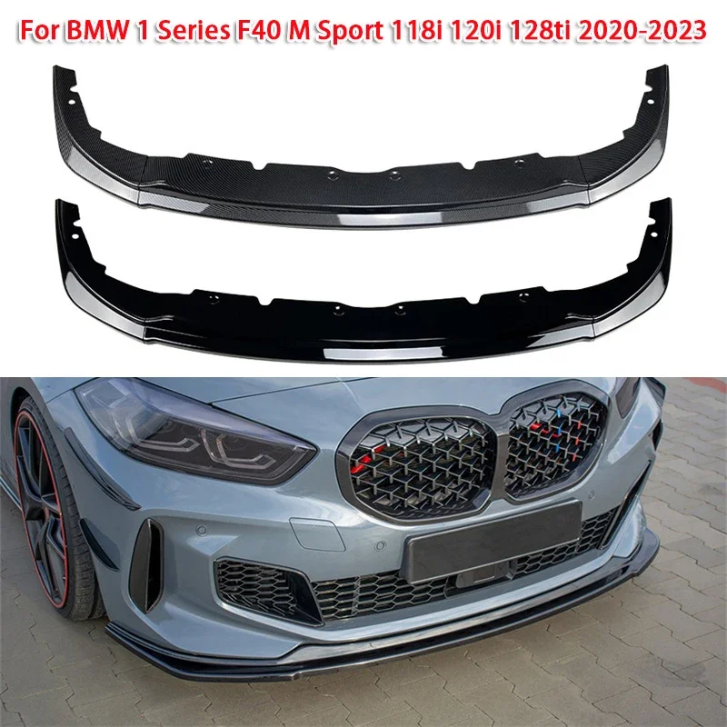 

Car Front Bumper Lip Splitter Spoiler for BMW 1 Serie F40 M Sport 118i 120i 128ti 2020-2023