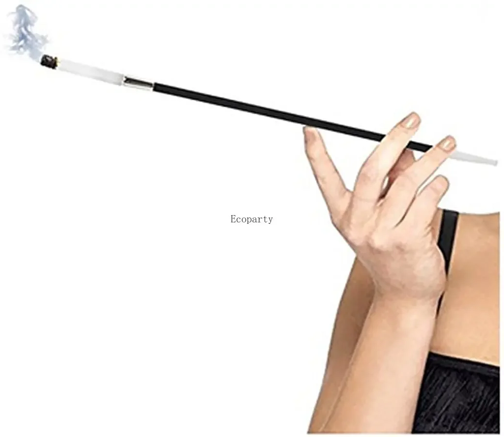 1920s flapper gatsby traje acessórios conjunto 20s flapper bandana pérola colar luvas cigarro titular anime brinco