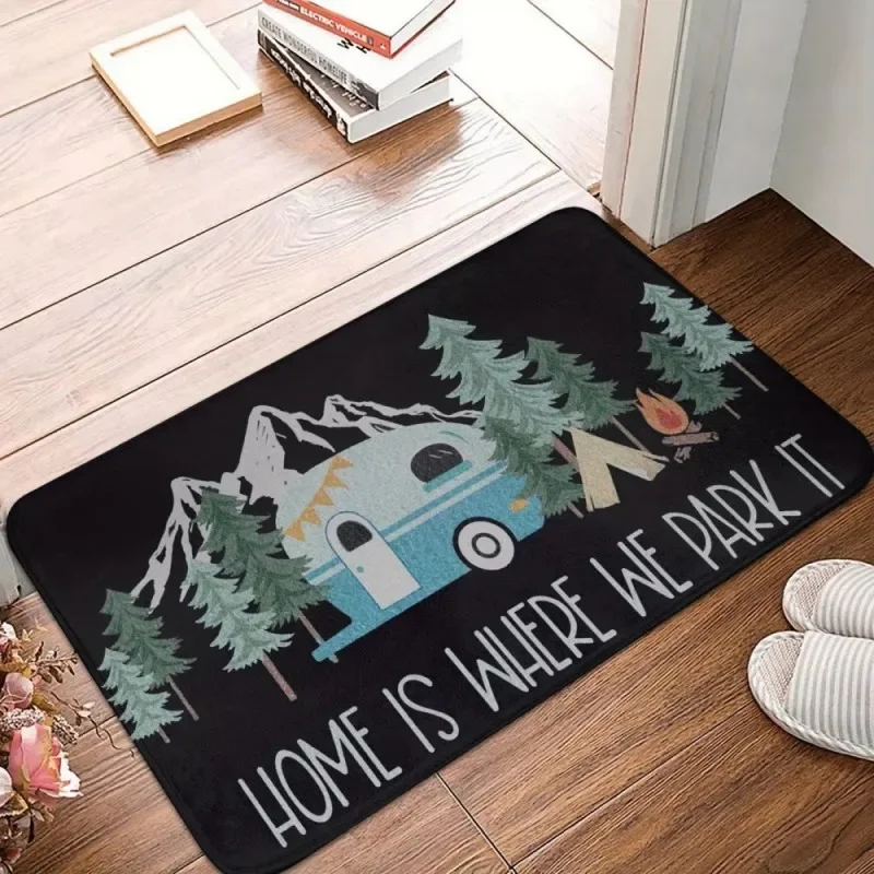 VIKAMA Farmhouse Gingham Doormat Front Porch Entryway Mudroom - Soft Warm Non-Slip Rustic Country Home Decor