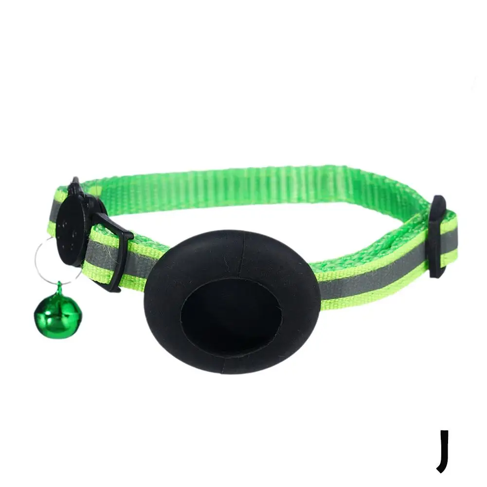 Pet Tracker Case With Bell Cute Reflective Address Bird Collar Dog Anti-Lost Tracking Cat Night Pendant Footprint E0P5