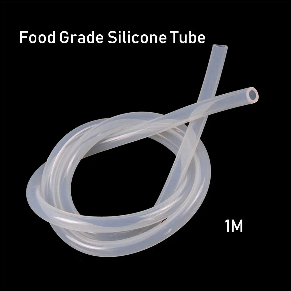 1M Transparent Clear Out Diameter 4~16mm Flexible Tube Plumbing Hoses Beer Milk Pipe Silicone Rubber Hose