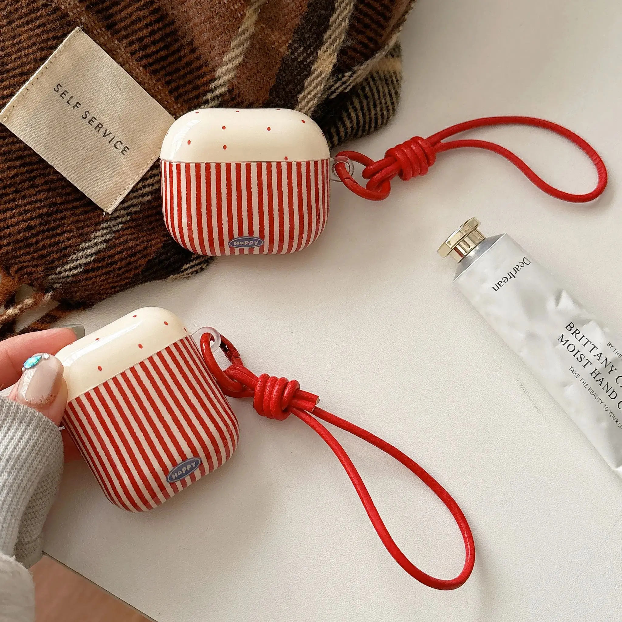 Chic Red Polka Dot … - image