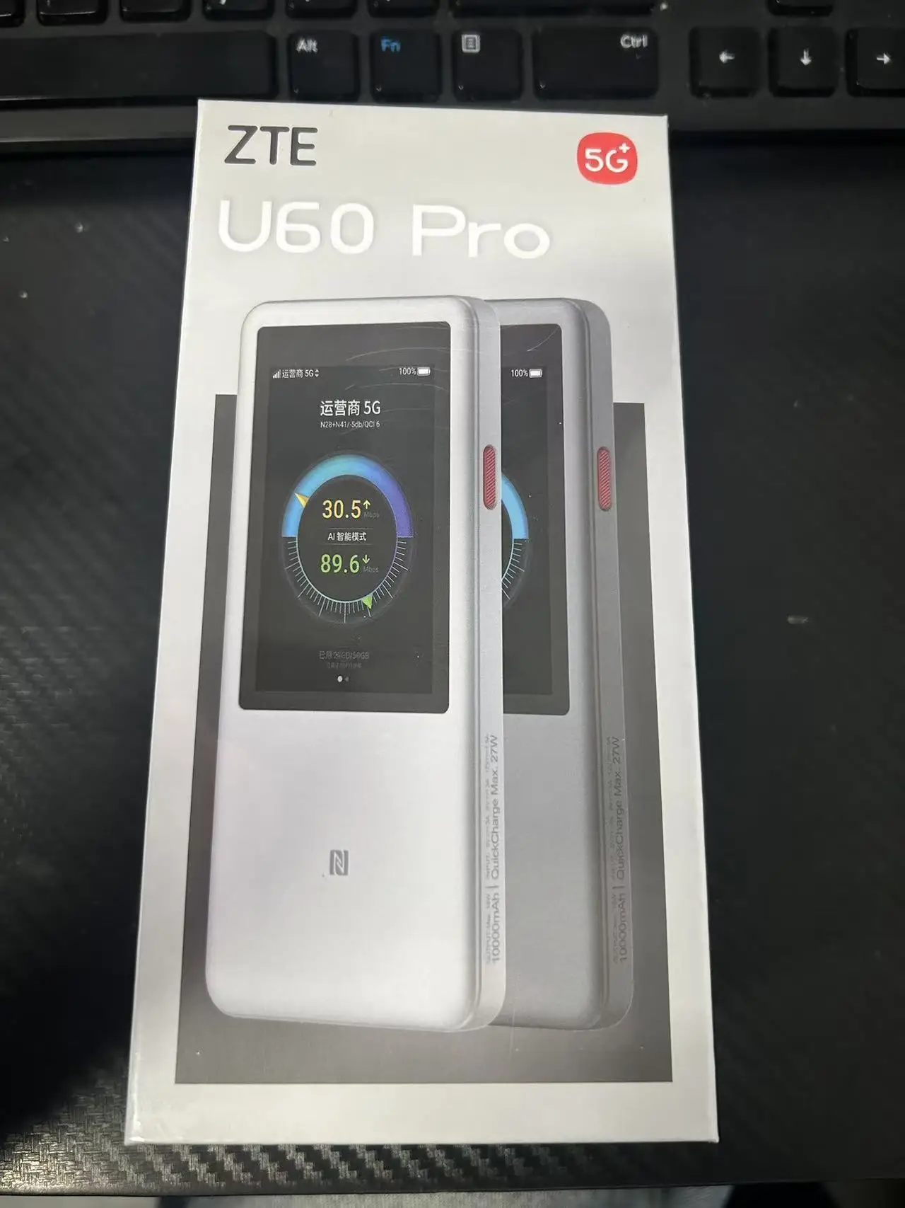 

Zte Portable Wifi U60Pro [Global Version] 5g Card-Free Mobile Portable Wifi7 Wireless Network Card Portable Hotspot