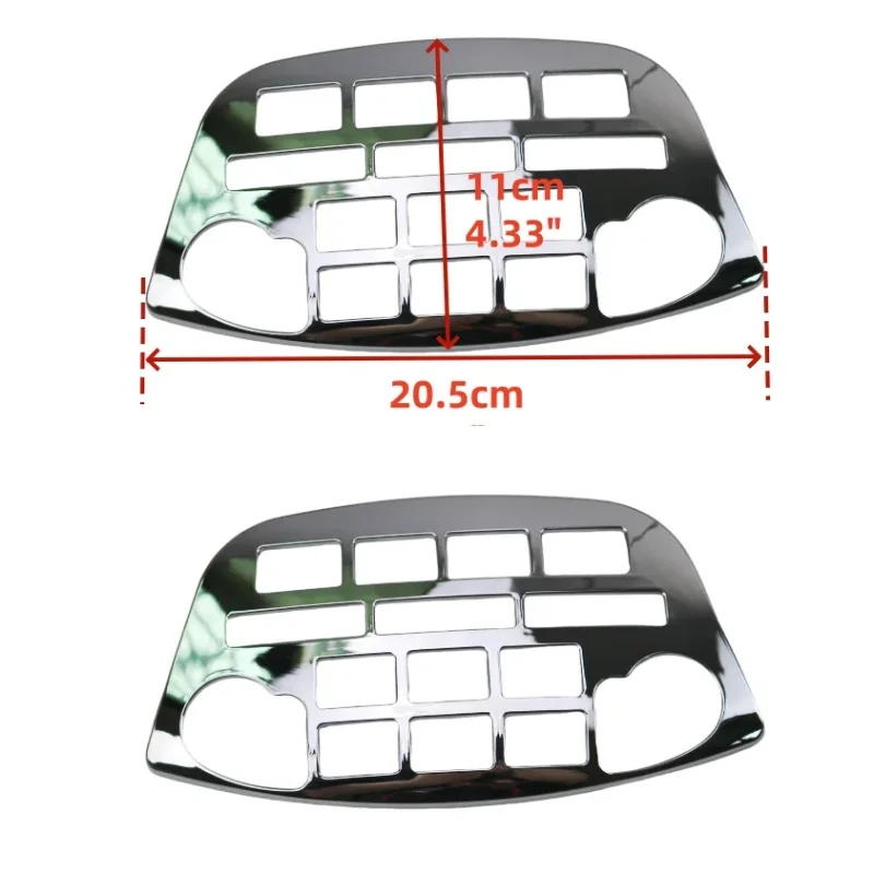 

Motorcycle Radio Acment Panel Chrome Decoration Fairing Control Accent for Honda Goldwing Goldwing GL1800 GL 1800 2001-2011