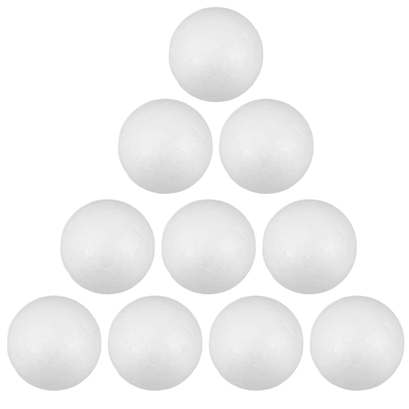 10 個ホワイト 4 センチメートルポリスチレンボールクリスマスクラフト装飾 DIY 装飾品泡固体球活動