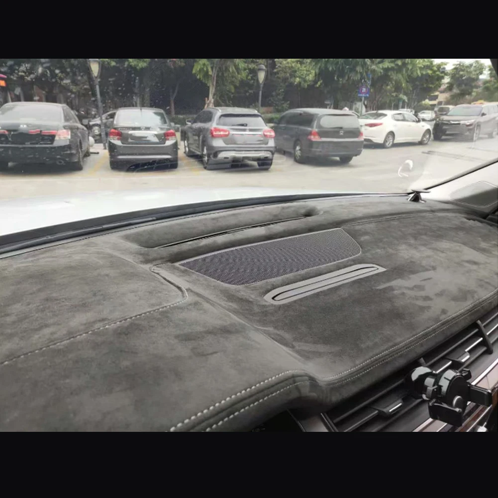 Car Dashboard Covers in Alcan tara for Audi Q7 2016 2017 2018 2019 2020 Car Accessories