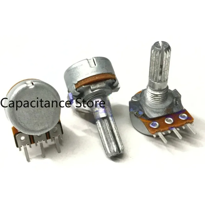 

5PCS 16-type single power amplifier audio volume potentiometer b10kb20kb00kb1k