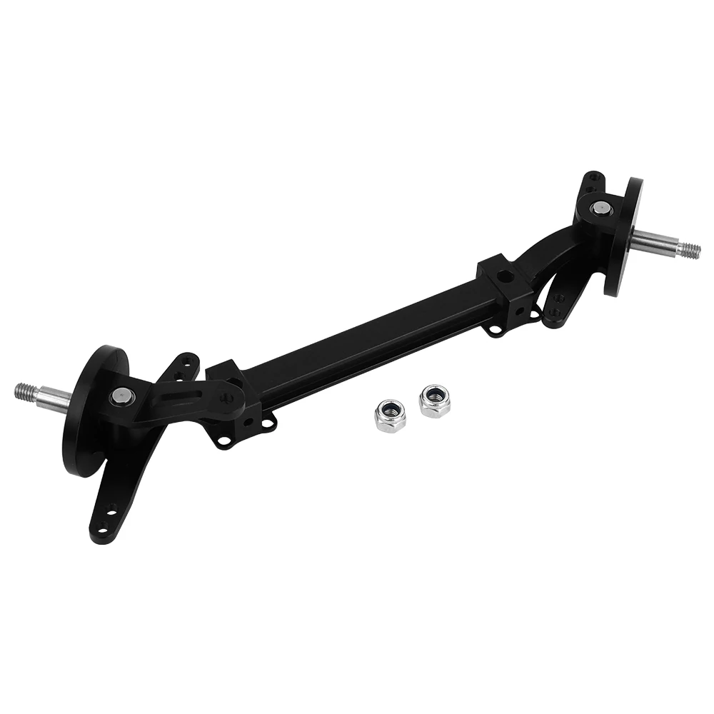 Black High Quality Metal Front Axle Steering Rod Link Pole for 1/14 Tamiya RC Tractor Truck Car