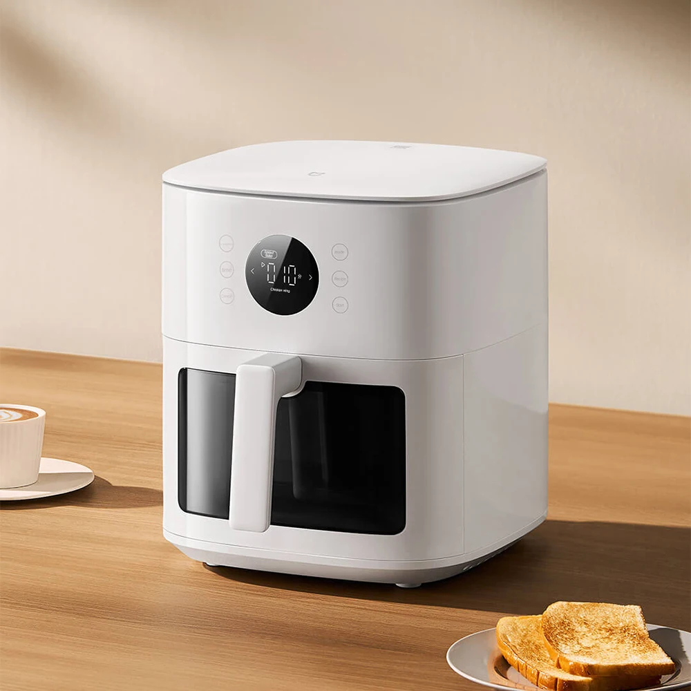 2024 XIAOMI MIJIA Electric Air Fryers S1 6L Home Kitchen Appliance Non-Fat Fryer Deepfrier 1350W 40-210℃ Temperature Adjustment